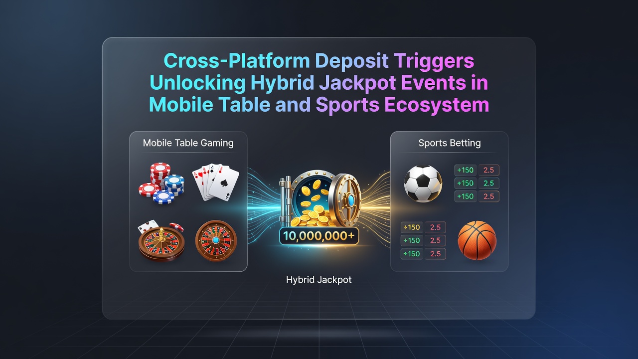 Hybride Jackpot-Events verbinden mobile Sportwetten mit Tischspielen über Einzahlungstrigger