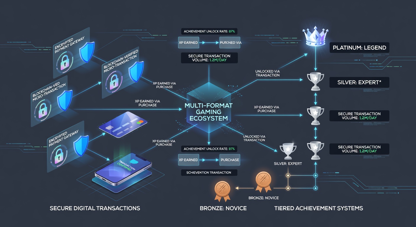 Visualisierung von Transaktionsflüssen und Leistungsstufen in vernetzten Gaming-Plattformen